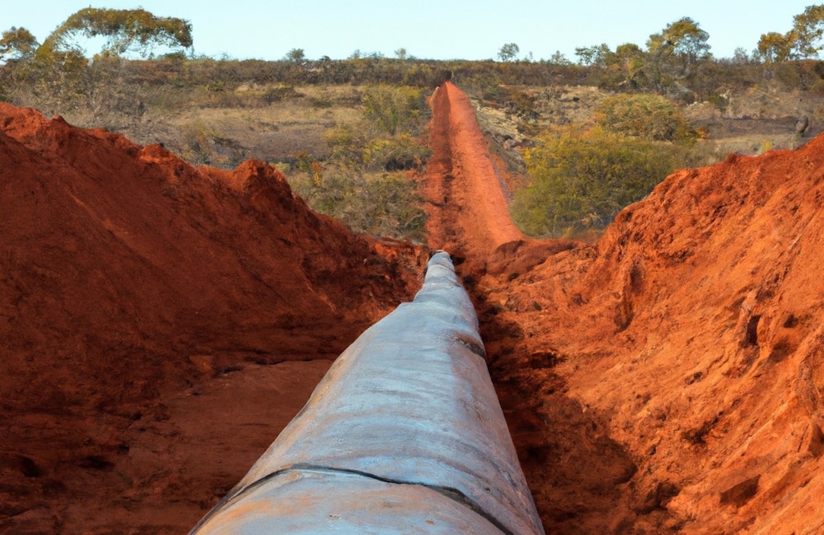 Backfilling • Backfilling HDPE pipe projects using PMB Slinger in Western Australia • Perth Materials Blowing
